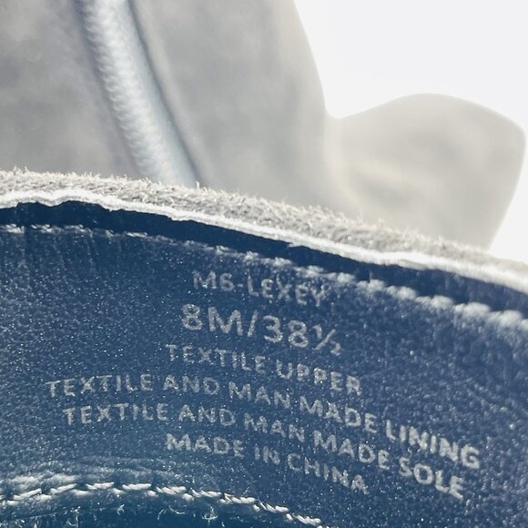 Mix No. 6 Shoes Womens Size 8 M Black Lexey Heels Ankle Booties Faux Suede Zip - Picture 10 of 11